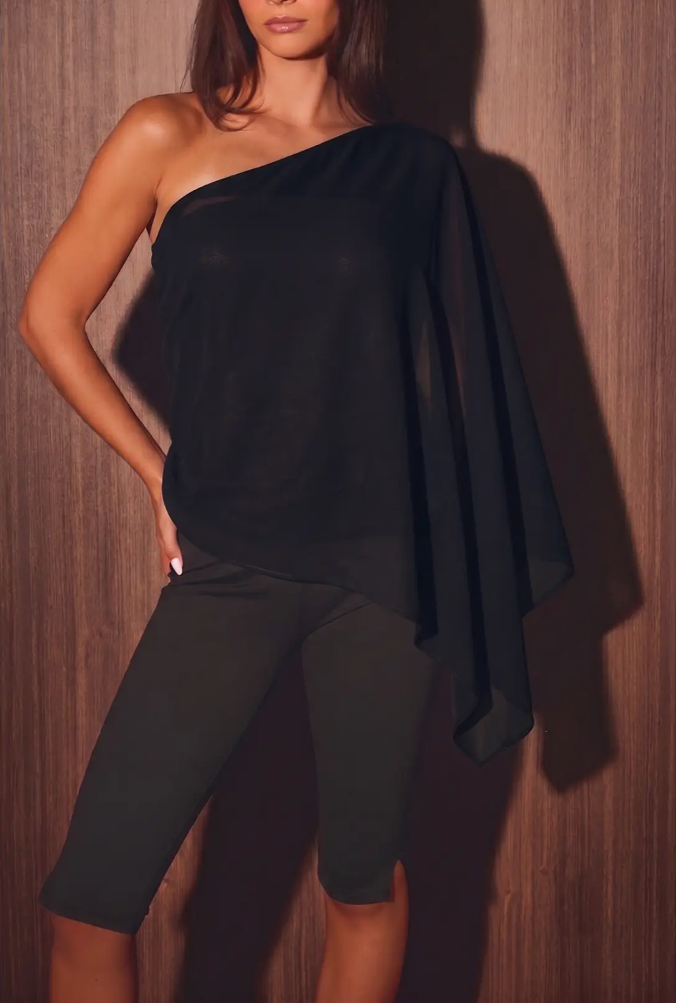 Marina Sheer Top ll - Noir PREORDER 9/2