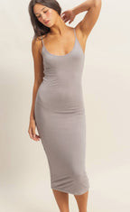 Not so Basic Dress - Slate
