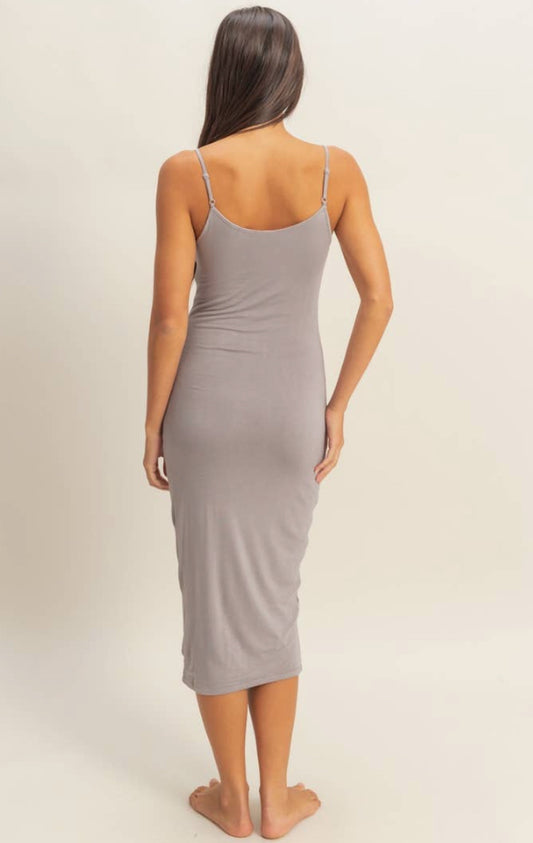 Not so Basic Dress - Slate