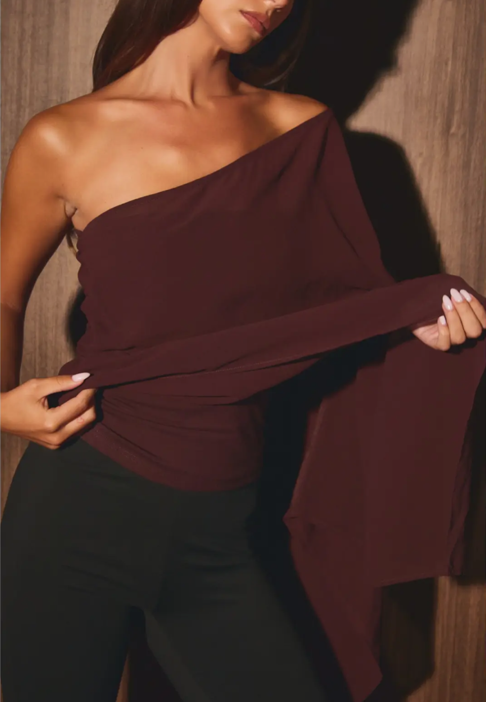 Marina Sheer Top ll - Espresso PREORDER 9/2