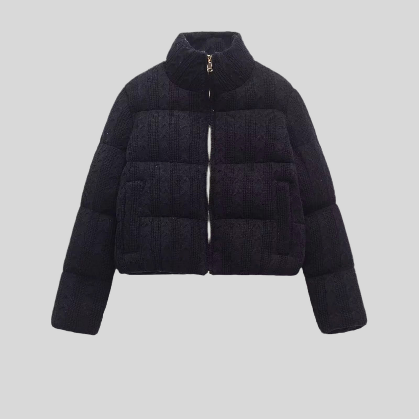 Marie Puffer Coat - Noir
