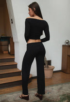 Sculpted Pants - Noir