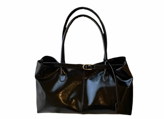 Joan Satchel Bag - Midnight Black Preorder