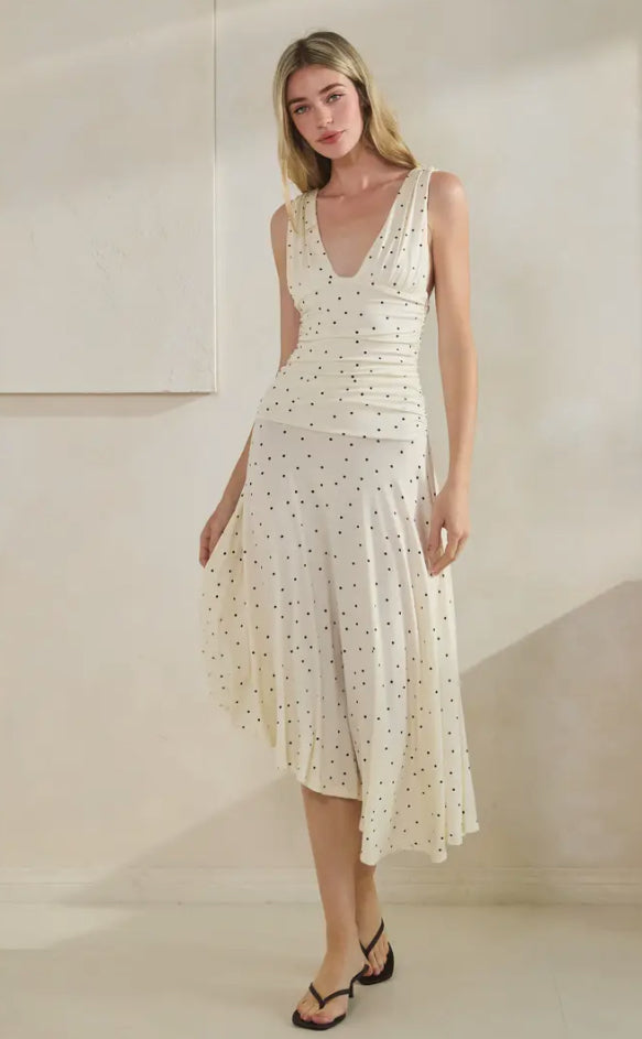 Dorthea Polka dot Dress