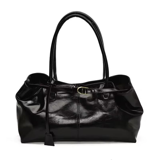 Joan Satchel Bag - Midnight Black Preorder