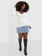 Sculpted Long Sleeve top