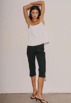 Not so Basic Satin Cami - Blanc