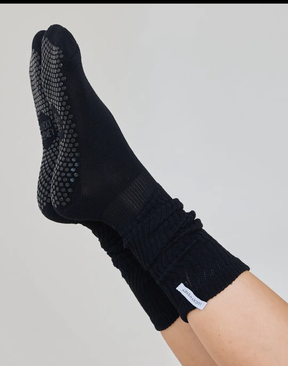 Barre Grip Sock - Noir