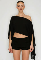 Marina Sheer Top - Noir