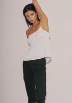Not so Basic Satin Cami - Blanc