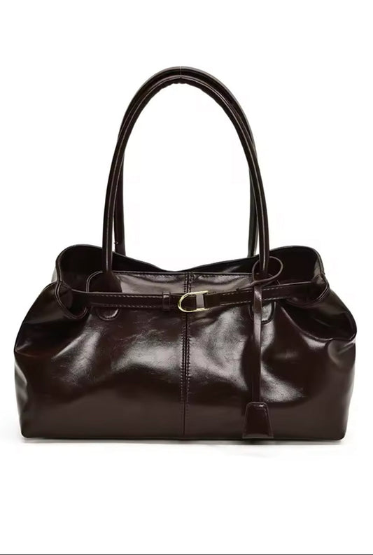 Joan Satchel Bag - Espresso